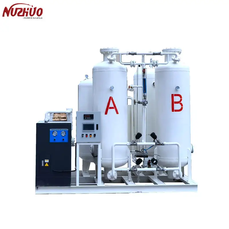 NUZHUO Oxygen Gas Filling Station For O2 Cylinder Refilling System oxygen production filling plant 150Bar