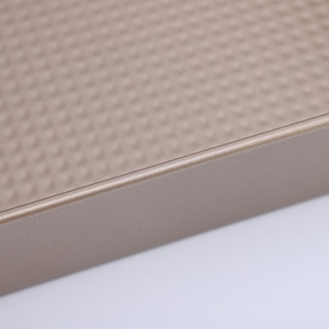 Square Honeycomb Baking Pan Light Gold Cake Pans Oven Safe For Toast Bread Cake Baking Trays Wholesale - Product Image 2