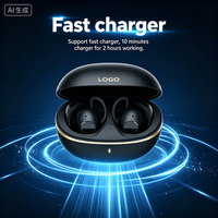 Écouteurs intra-auriculaires à bruit blanc pour dormir 12 heures, mini écouteurs sans fil Bluetooth TWS à réduction de bruit ANC pour la course à pied et le yoga