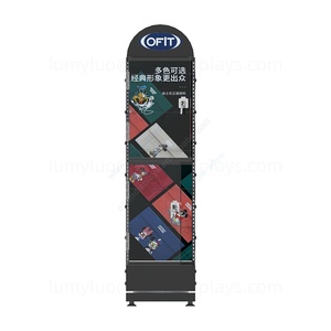 Vitrine rotative verrouillable en verre, double face, sur pied, pour figurines, jouets, magasin et vitrine de montres de luxe - Product Image 3