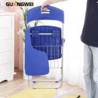 Chaise d'étude pliable de haute qualité Guangwei pour salle de classe, chaise d'étude pour étudiants, chaise de formation avec tablette d'écriture
