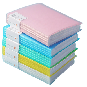Lot de 5 protège-documents en plastique à 30 pochettes, classeur de présentation, porte-documents artistique, classeur de présentation, livre de présentation - Product Image 1