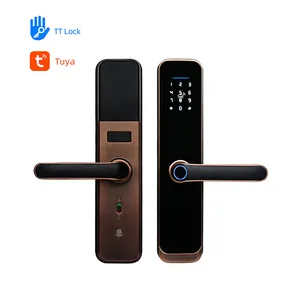 Navicat Digital Fingerprint Password Keyless Smart Lock Tuya App Intelligent Door Handle Lock Digital Door Locks