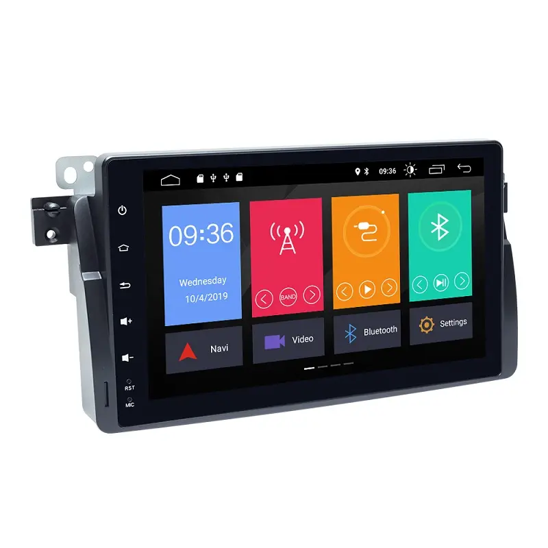 Autoradio Stereo Android 2Din Xe Đa Phương Tiện Player GPS WIFi Cho BMW/E46/ FM Mirrorlink Radio Với Camera Phía Sau Màn Hình