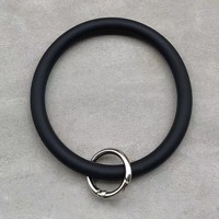 Bracelet porte-clés en silicone, bijou de poignet en silicone, porte-clés de poignet