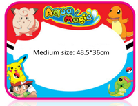 Tapis magique aquatique éducatif, ensemble de tapis à dessin à l'eau amusant, tapis à dessin à l'eau recyclable pour enfants de 2 à 4 ans, peinture DIY