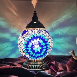 Tokin illuminazione Turkish lampada da tavolo mosaico nuovo mestiere creativa lampada da tavolo per interni bar Hotel lampadina a LED - Product Image 4