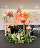Set Bunga Buatan Ramah Lingkungan Tahan Lama Mawar Sutra Peony Poppy Lily Valley Iris Dekorasi Pernikahan Pajangan Jendela