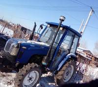 Lutong LT554 pas cher électrique ou à pied mini jardin pelouse ferme tracteur avec chargeur frontal