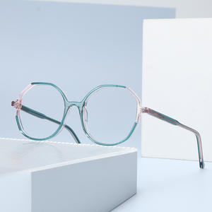 बड़े फ्रेम एसीटेट चश्मे के फ्रेम रंग अवरुद्ध विरोधी नीले प्रकाश चश्मा चश्मा lunettes विरोधी lumiere bleu - Product Image 1