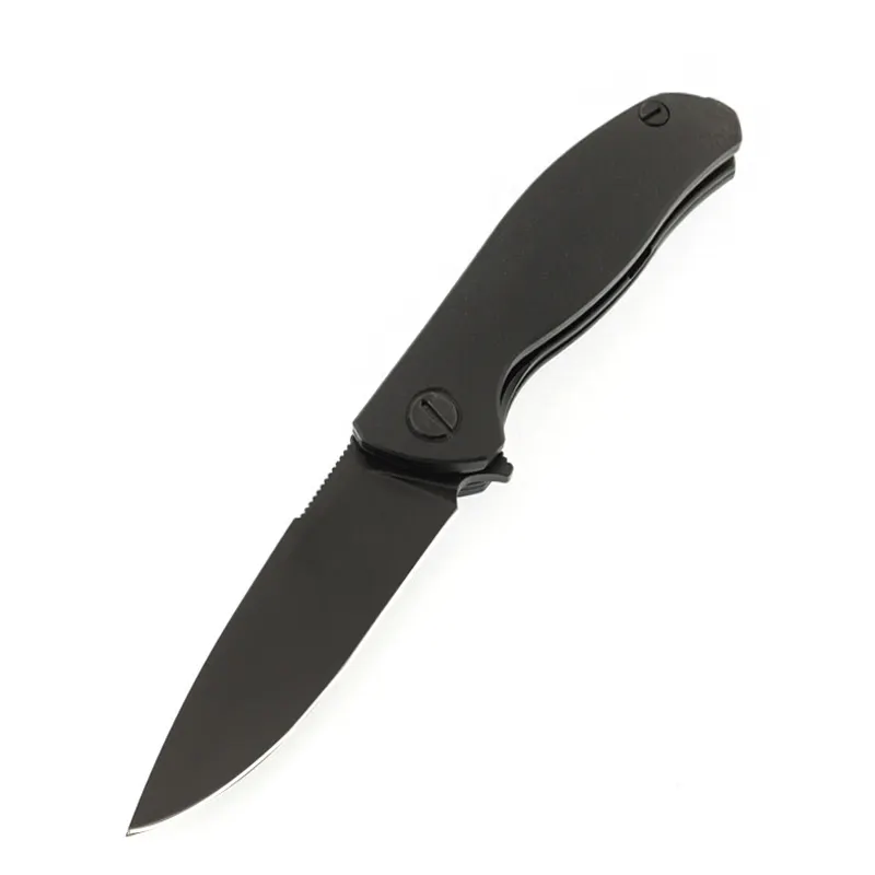 Popular D2 blade black camping pocket tactical D2 knife folding with G10 handle