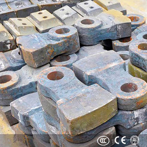 Tête de marteau de concasseur en alliage d'acier OEM pour l'exploitation minière, pièces de concasseur à marteaux, battages de broyeur à marteaux, moulage disponible à la vente - Product Image 3