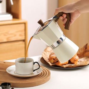 Cafetera Moka Clásica de Aluminio para Inducción, 6 Tazas, Cafetera Espresso para Estufa con Asa de Tacto Suave - Product Image 5