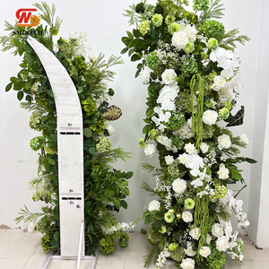 Arco de Flores Artificiales de Hortensias Verdes Elegantes de Nuevo Diseño para Decoración de Bodas y Eventos LEDA - Product Image 1