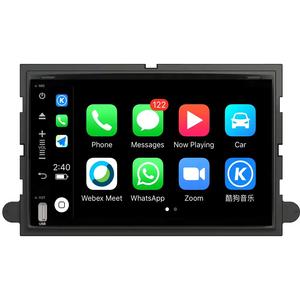 Gerllish 8-Inch Android CarPlay Car Stereo Radio GPS Navi Multimedia DSP pour 2013-2014 Ford F-150 <span class=keywords><strong>Raptor</strong></span> 250 E350 Mustang - Product Image 4
