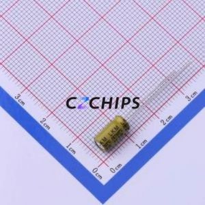 Condensateur électrolytique en aluminium à montage traversant LKMB0901E470MF, D5xL9mm 47uF 20% 25V 211mA-100kHz - Product Image 2