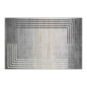 พรมพื้นที่เรขาคณิตสมัยใหม่รูปสี่เหลี่ยมผืนผ้าเส้นใยโพลีเอสเตอร์กันลื่นห้องนั่งเล่นในบ้านห้องนอนพรมปูพื้น H-030-10 - Product Image 2