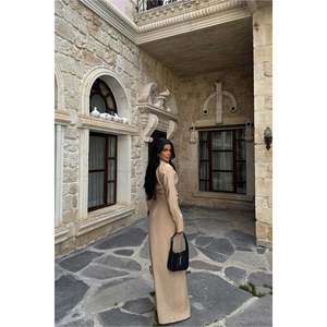 Beige Above Knee 2-Piece <b>Set</b> <b>Short</b> Office Outfit with <b>Tops</b> Length <b>Short</b> Two Pieces Design - Product Image 1