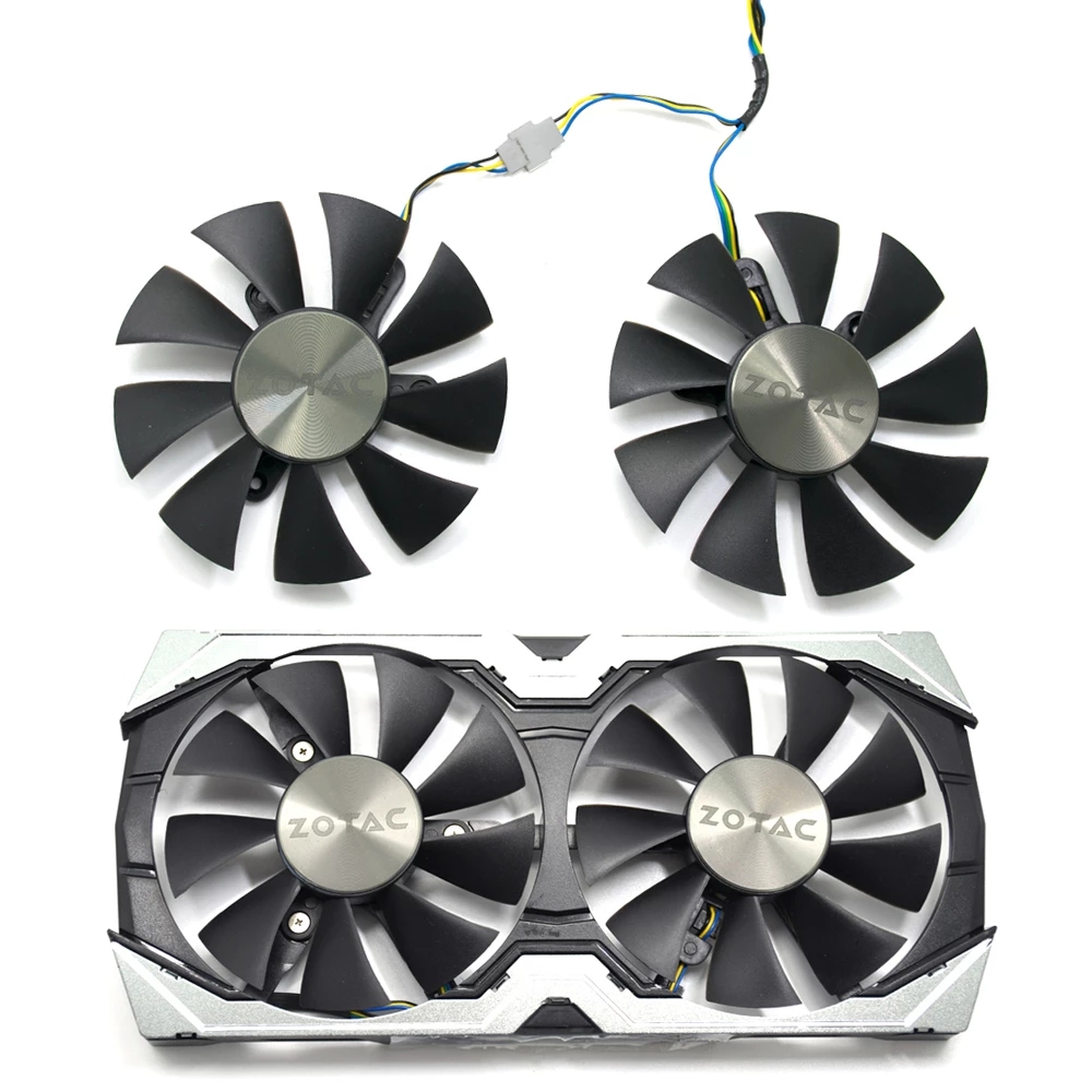 85 мм GFY09010E12SPA 4Pin кулер вентилятор Замена для ZOTAC Geforce GTX 1060 AMP Edition 6 ГБ GTX 1070 мини видеокарты охлаждения