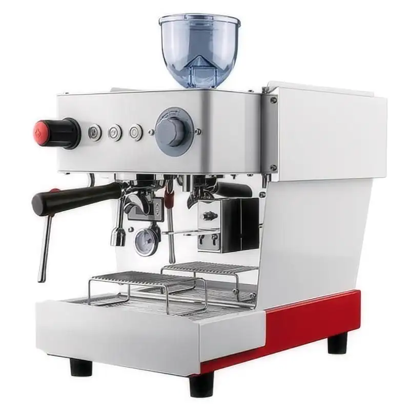 Professional Commercial Stainless Steel Percolator Coffee Machine With Grinding All In One Function