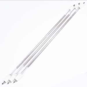 Điện thủy tinh thạch anh nóng sưởi ấm <span class=keywords><strong>Halogen</strong></span> đèn hồng ngoại phòng tắm hơi <span class=keywords><strong>2700K</strong></span> 360 Chùm tia góc giá rẻ chất lượng cao - Product Image 4