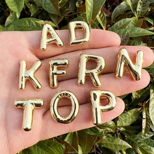 Mode cuivre bulle 26 lettre pendentif bijoux populaire anglais accessoires bricolage personnalisé vêtements correspondant bijoux - Product Image 1