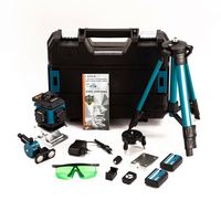 Nouvel instrument de marquage au laser infrarouge à 16 lignes, alimenté par batterie, auto-nivelant, pour intérieur et extérieur