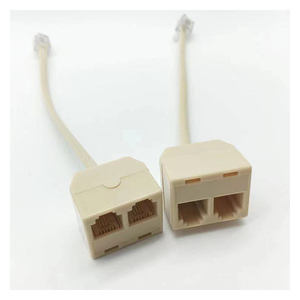 Adaptateur téléphonique RJ11 mâle vers RJ45 femelle, cordon d'extension - Product Image 5