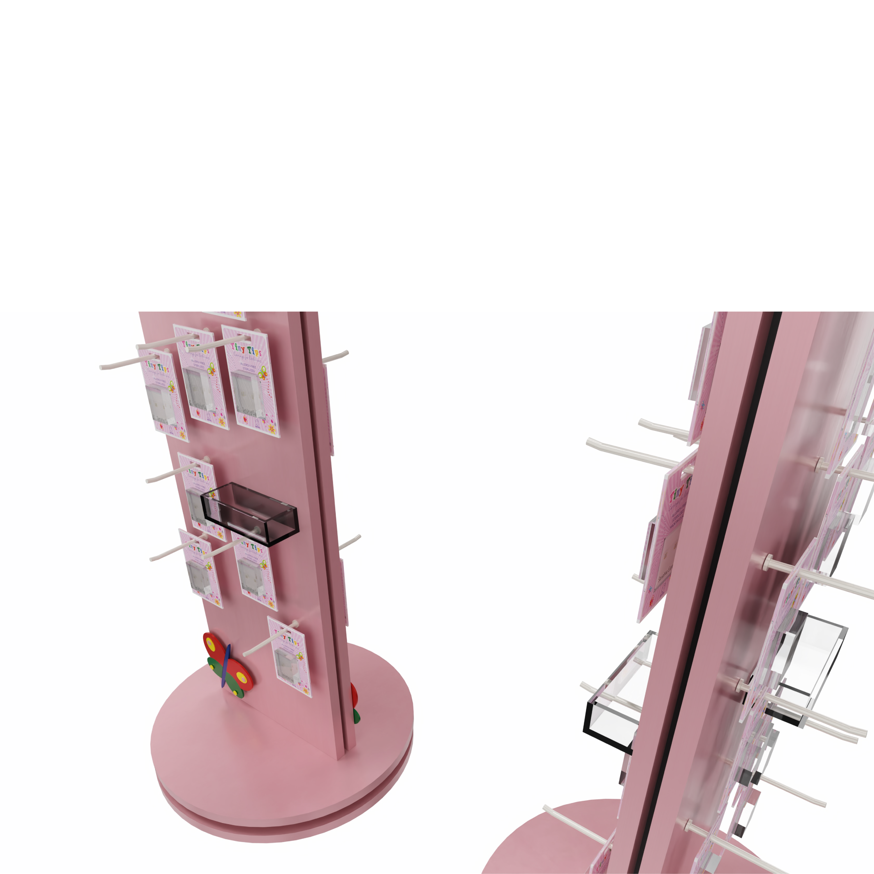 Special Wooden Hole Board Display Rack for Luxury Stores in Shopping Malls, Suitable for Jewelry — view 4