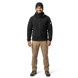 Pasamontañas de Ciclismo Ecológico, Personalizable con Logotipo OEM y ODM, Digital, de Alta Calidad, Negro, para Invierno, Cálido, Transpirable e Impermeable 100% - Product Image 1