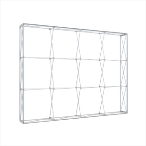 Nouveau design personnalisé aluminium léger facile à installer LED rétroéclairé 10x10 stand de toile de fond exposition Pop Up présentoir - Product Image 4