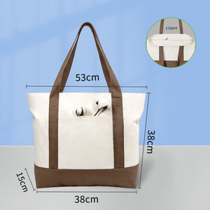 Wholesale Economical Cotton <b>Tote</b> Bags Custom Printed Logo Exhibition Promotional Gift Bag Eco Friendly Shopping Bag - Product Image 3