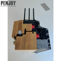 Ventanas de Alta Gama para Casas Pasivas, Revestidas de Aluminio y Madera, con Vidrio Low-E, Aislamiento Térmico, Certificación Energy Star, para Baños y Sótanos