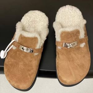 Chaussons d'hiver en coton de style coréen pour femmes, de luxe, de marque, de haute qualité, antistatiques, respirants, moelleux et confortables - Product Image 2