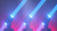 Nueva Lámpara de Haz de Luz Cannon de 180W RGBW 4 en 1 con Tira LED de 2*60W, Cabezal Móvil LED para DJ, Iluminación de Escenario para Fiestas