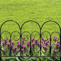 Poudres de vinyle enduites pelouse jardin Iris bordure clôture panneau lié jardinage bord cour parc vert doux gris anthracite