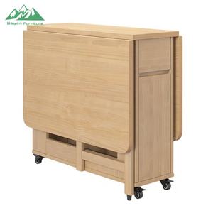 <span class=keywords><strong>Tavolo</strong></span> da Pranzo Pieghevole Wayon <span class=keywords><strong>con</strong></span> Piano Ribaltabile, <span class=keywords><strong>Tavolo</strong></span> da <span class=keywords><strong>Cucina</strong></span> Estensibile per Piccoli Spazi <span class=keywords><strong>con</strong></span> Contenitore - Product Image 5