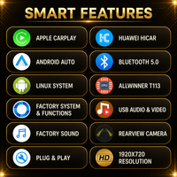 Autoradio Android pour Lexus NX 2014-2016 8+128G Lecteur Multimédia de Voiture CarPlay Autoradio GPS Navigation Version OEM avec Bouton