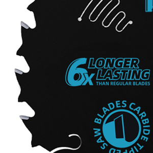 6-1/2 inch 165mm TCT Circular Saw Blade 24T for <b>Framing</b> and Demolition Wood Cutting with Nails Professional Grade - Product Image 4