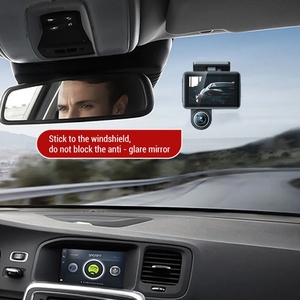Profesional 2,4 "Pantalla 2K <span class=keywords><strong>HD</strong></span> 170 gran angular 12MP 3 canales <span class=keywords><strong>HD</strong></span> visión nocturna infrarroja coche caja negra DVR Dash Cam - Product Image 4