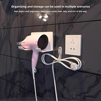 Organisateur de câbles pour appareils électroménagers, enrouleur de câbles, support de cordon, crochet de rangement pour câbles d'alimentation/charge/données, noir, blanc, gris