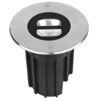Luces empotradas en el suelo para exteriores IK09 IP67 ROHS RGBW Ángulo ajustable DMX512 Foco de cubierta Luz subterránea