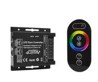 Contrôleur de musique synchrone LED RGB RGBW RGBWC 2.4G RF touch remote controller Nightclub atmosphère light dimmer controller