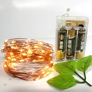 Weihnachts feier Hochzeits dekoration Hot Sell Flaschen förmige Stopper Lampe Glas Wein Silber Kupfer Led Wire String Beleuchtung