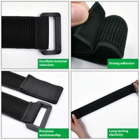 Attaches de câble médicales et sportives durables, sangle élastique à boucle souple avec boucle