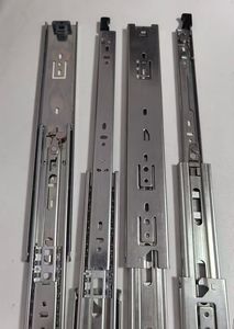 14 inch 76mm chiều rộng 220kg Công suất nặng Ngăn kéo trượt 3 lần bóng mang thép không gỉ phần cứng ngăn kéo đầy đủ - Product Image 3