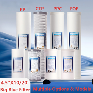 Dòng chảy lớn 4.5 "X10/20" <span class=keywords><strong>PP</strong></span> chuỗi vết thương Polypropylene lọc <span class=keywords><strong>PP</strong></span> lớn màu xanh nước lọc yếu tố <span class=keywords><strong>Cartridge</strong></span> cho ngành công nghiệp Lọc - Product Image 6
