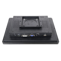 Monitor de Pantalla Táctil Industrial de 12.1 Pulgadas 4:3 de Alto Brillo, Montado en Pared, Pantalla LCD Impermeable IP65, Montaje VESA, HDMI, USB, VGA