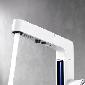 Basin Faucet Single Handle Ceramic Valve <b>Deck</b> Mounted Brass Faucets - Product Image 2