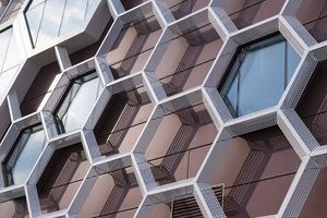Panneaux de mur-rideau en aluminium modernes, surface anodisée, anti-corrosion, pour applications extérieures de bâtiments - Product Image 4